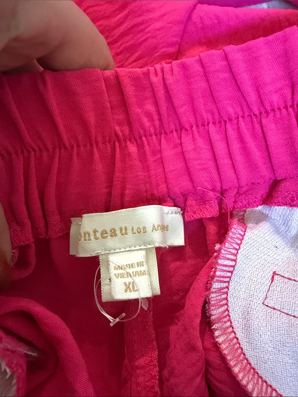 Bright Pink High-Waist Wide Leg Pants